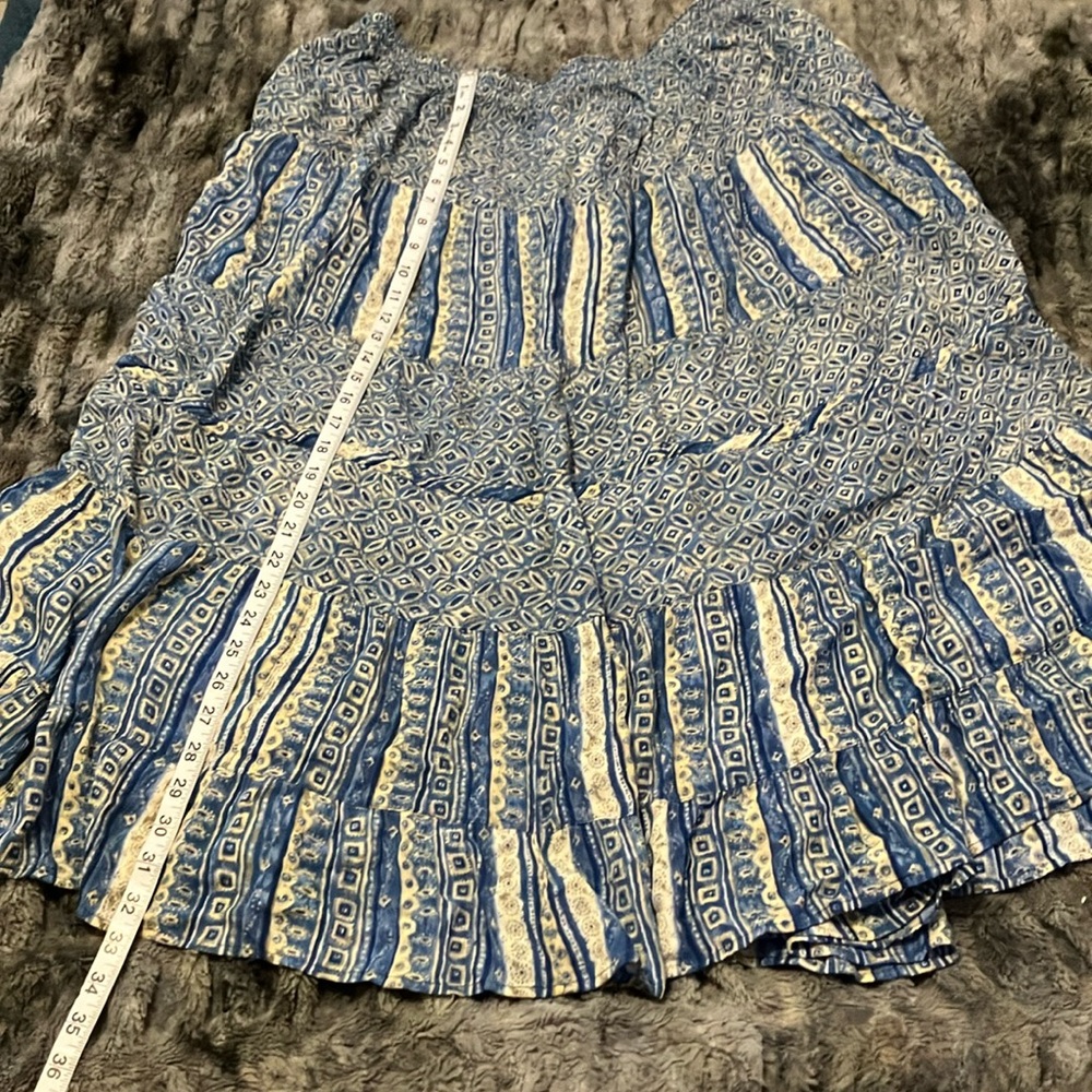 Blue Maxi Skirt